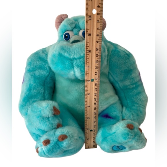 Disney Store Exclusive Sully 10” Monsters Inc Plush Stuffed Animal Foot Stamp - Picture 9 of 9